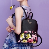 2016新款包包品牌时尚韩版双肩包女欧美潮流印花书包青年背包女包