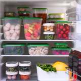 保鲜盒塑料17件套装冰箱收纳盒厨房水果饭盒食品盒子透明盒子宜家