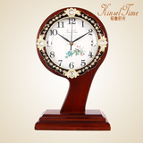 欧式座钟实木摆件钟 客厅仿古台钟座钟 时尚创意钟表超静音石英钟