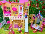 别墅屋 小女孩生日圣诞节礼物 玩具Barbie包邮娃娃甜甜屋 凯莉