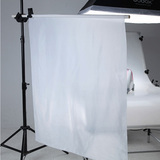 白色摄影专用柔光布背景布实景白布灯光布纯白布涤纶面料1.5x1米