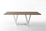 北欧宜家榆木6人餐桌长方形小饭桌小户型实木简易书桌 简约写字台