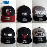 韩国NBA专柜代购 直邮 15新款男女同款嘻哈帽 公牛马刺棒球平沿帽