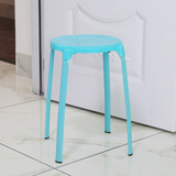 翊通塑料时尚简易圆凳矮凳休闲创意便携式小凳子家居简约折叠椅子