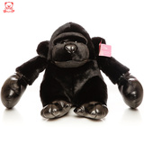 正版大猩猩金刚公仔毛绒玩具大号黑猴子玩偶抱枕布娃娃儿童 礼物