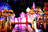 主题婚礼 摩天轮城堡 舞台背景设计 灯光音响租赁 星空幕布搭建