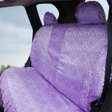 慧变 紫色蕾丝座套 女性汽车坐套 四季通用 可爱汽车座套19件包邮