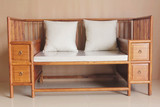 花梨木中式实木梳子沙发双人沙发椅客厅简约现代红木沙发可配坐垫
