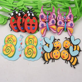 幼儿园教室环境布置立体小蜜蜂蜗牛小鸟泡沫墙贴卡通动物装饰墙贴
