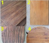 安居幸福美式复古实木做旧餐桌椅美式乡村法式家具 木板颜色