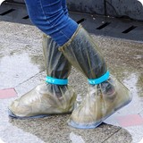 高筒雨靴套加厚防滑鞋套儿童雨天雨鞋套秋冬季防雨防水鞋套男女中