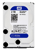 盒装WD/西部数据 WD20EZRZ 蓝盘 2TB SATA6Gb/s 64M 台式机硬盘