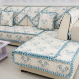 欧式沙发垫布艺防滑四季通用简约现代冬季实木沙发套巾罩定做包邮