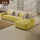 新款特价大小户型布艺沙发组合 现代简约客厅转角沙发功能布沙发