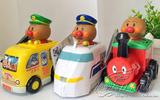 现货 日本代购面包超人宝宝回力巴士火车惯性车新干线地铁玩具车