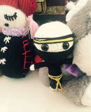 泰国DIY毛线编织巫毒娃娃公仔可爱日本忍者包包挂饰挂件配件玩偶