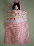 可儿娃娃 洋娃娃 小布娃娃 6分娃娃 纯棉过家家被子枕头套装