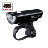 CATEYE猫眼VOLT100 200USB充电前灯自行车灯山地车骑行灯装备手电