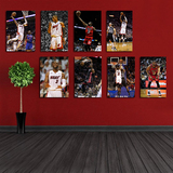 NBA篮球球星韦德海报 wade体育海报墙壁纸贴画8张一套免运费
