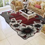 博奕土耳其進口地毯 客厅地毯茶几地毯 現代地毯异形花朵地毯曼陀