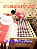 儿童分床小床带护栏婴儿床加宽加长定做拼床松木床包邮小户型实木