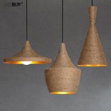 loft创意个性现代简约灯具复古工业麻绳餐厅咖啡厅吧台乐器吊灯