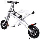 折叠电动车自行车12寸哈雷便携两轮成人代步车迷你款锂电池包邮