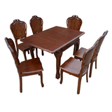 全实木餐桌小户型餐桌椅组合简约现代可伸缩折叠橡木餐桌家用饭桌