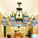 欧式客厅灯大气复古地中海吊灯田园风格灯具卧室灯简欧餐厅灯饰