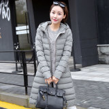 2015冬装新款韩版修身棉衣 中长款女式时尚棉衣精装羽绒棉服女