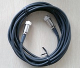 进口7芯屏蔽电缆 工业数据线 编码线 HRS 七针自锁航空插头连接器