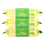 【天猫超市】Combi/康贝口手湿巾手口专用婴儿柔湿巾80抽*3 8110