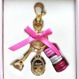 法国专柜正品LADUREE拉杜丽巴黎铁塔马卡龙钥匙扣包挂饰品经典款