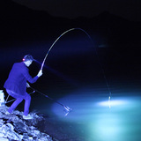 光30W充电蓝光手电筒强光100探露夜光灯钓鱼灯夜钓紫光渔具超亮夜