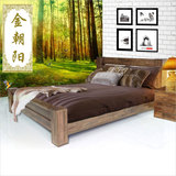 实木家具香樟木床专业定制1米8双人床中式现代三包到家厂家直销