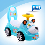 儿童扭扭车四轮宝宝滑行车溜溜车学步可坐人玩具童车带音乐1-3岁