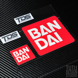 TDS图图车贴 日本万代BANDAI 高达MG 汽车改装反光贴纸 贴花 贴膜