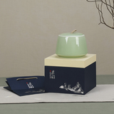 紫砂罐茶盒陶瓷茶叶罐包装汝窑哥窑纸盒特价批发空粗陶青瓷醒茶