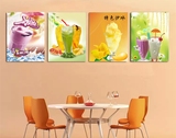 咖啡冰沙抹茶冰淇淋球奶茶店饮料店墙壁挂画装饰画包邮　64款可选