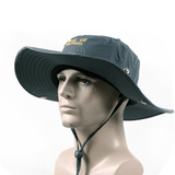 夏季户外防晒帽渔夫帽登山帽钓鱼速干帽子遮阳帽男女通用圆帽
