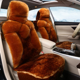 冬季新款羊毛座椅套短毛绒专用座套高档保暖汽车坐垫女士冬天车垫