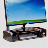 电脑液晶显示器增高架子 5mm加厚置物架 办公桌面多功能收纳托