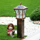 太阳能草坪灯户外庭院灯路灯超亮欧式简约防水草地灯家用太阳能灯
