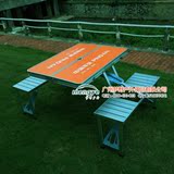 平安保险户外展业桌椅便携式折叠桌广告宣传促销咨询桌野餐桌铝桌
