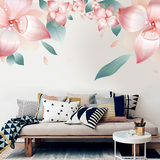 巨幅超大花朵墙贴卧室温馨装饰贴画现代客厅沙发电视背景墙壁贴纸