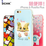 DCHK iphone6plus手机壳 苹果6splus保护套 硅胶卡通边框防摔外壳