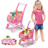 大号儿童超市过家家玩具手推车女孩仿真模拟小宝宝水果蔬菜购物车