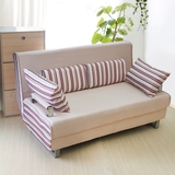 简约折叠沙发床双人 沙发床1.2米1.5米多功能布艺书房沙发床