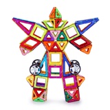 优彼百变提拉磁力片积木益智儿童磁铁玩具构建片磁性积木cQccQfdb