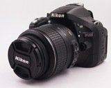 尼康D5200 D5300单机身/18-55VR II镜头单反数码相机炭灰色/红色